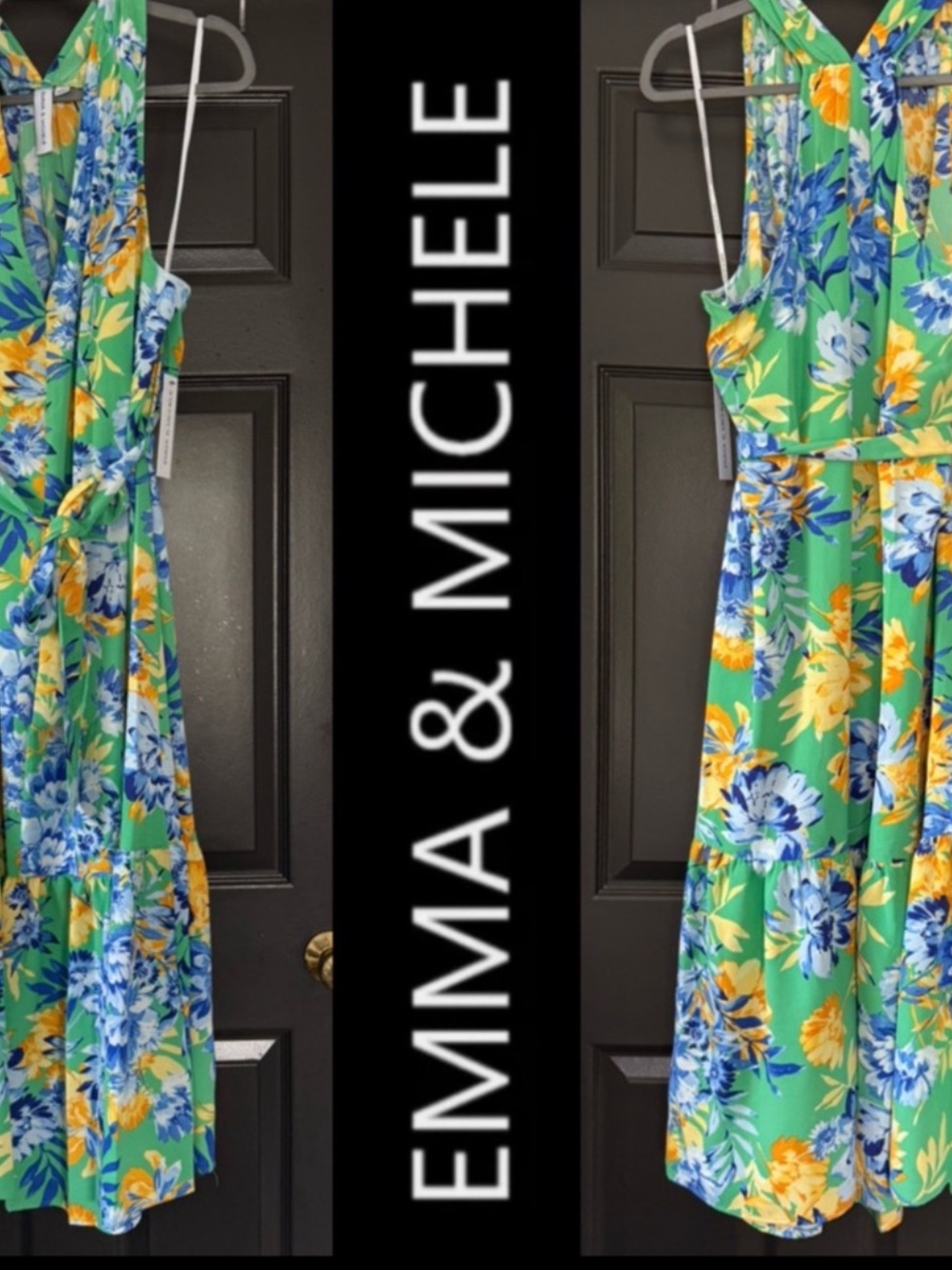 NWT Emma & Michele Floral Maxi Dress